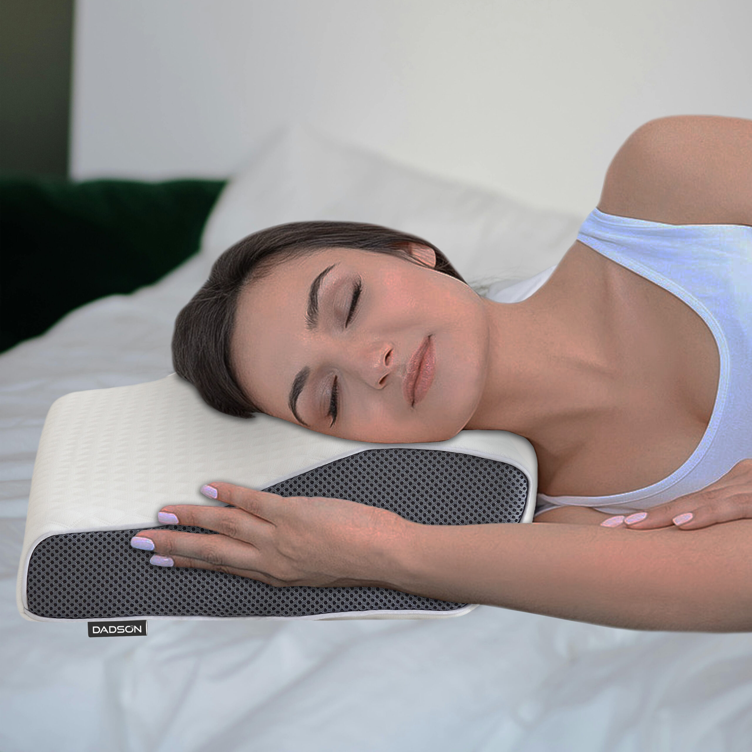 Ergonomisch hoofdkussen voor optimale ondersteuning en comfort
