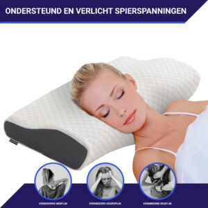 Ergonomisch Hoofdkussen – Large - Afbeelding 4